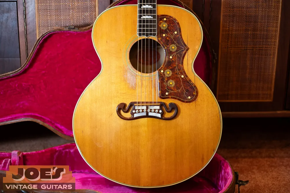 Natural 1950s Gibson J-200 full front