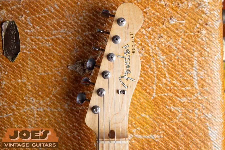 1957 Fender Esquire maple headstock with original-style Esquire model decal