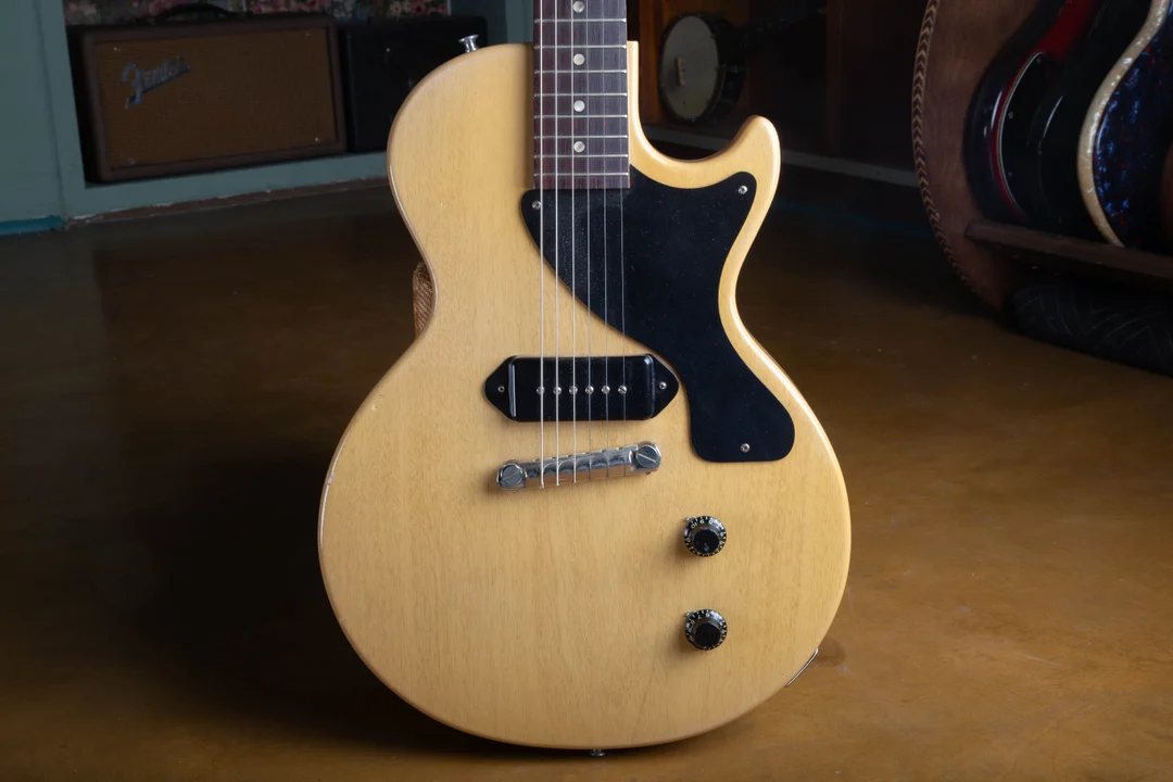Gibson Les Paul TV Model with a pale limed mahogany finish representing the TV Model family