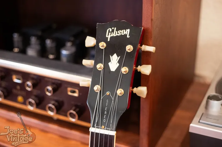 Bound headstock and crown inlay