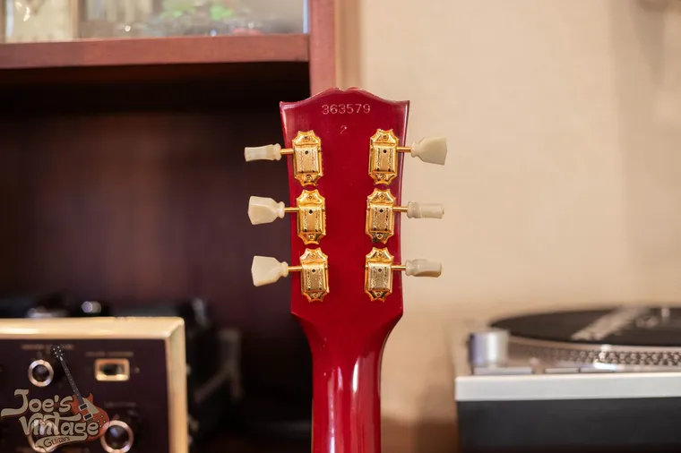 Near mint cherry headstock and gold hardware