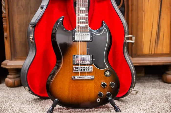 1975 Gibson SG in Tobacco Burst finish