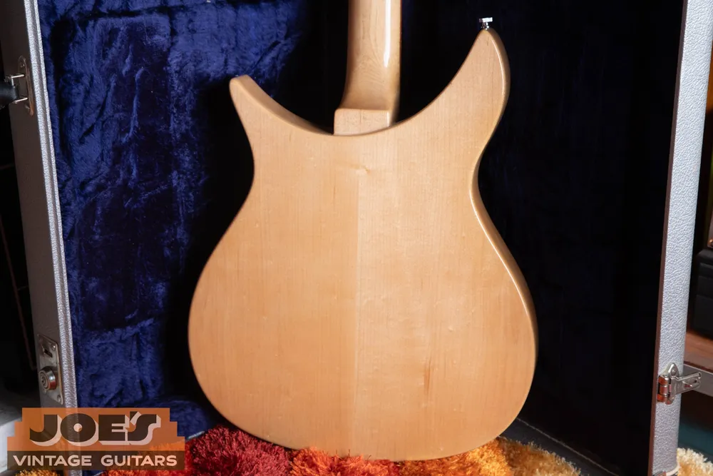 1997 Rickenbacker 325, later-production comparison: Body back. A clear rear view helps document finish, joints and previous repairs.