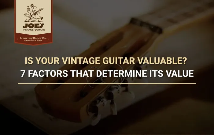 Top Mistakes To Avoid When Selling A Vintage Guitar