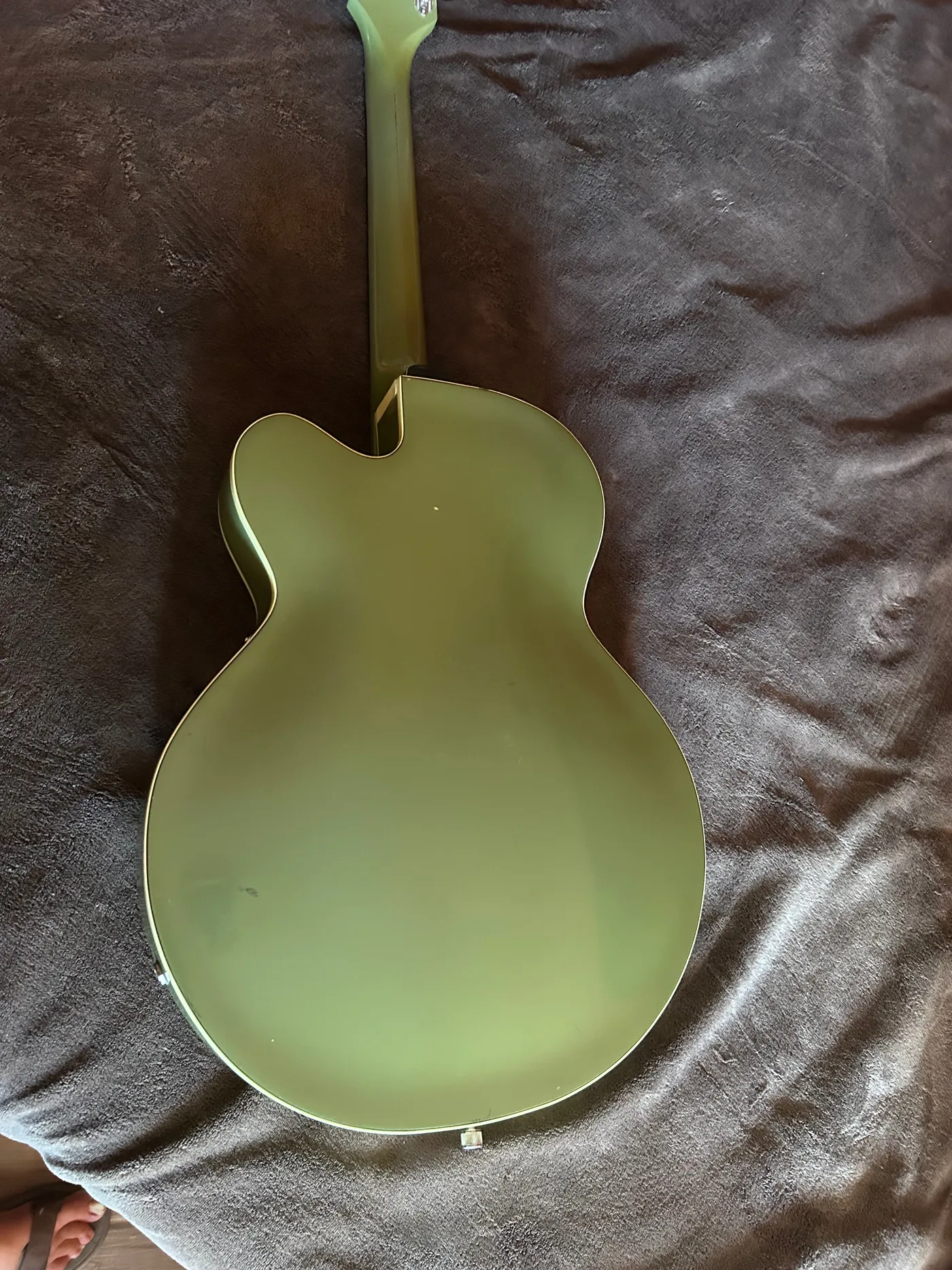 1960 Gretsch 6125 Single Anniversary showing darker green back