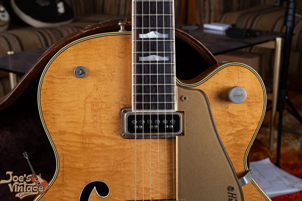 DynaSonic neck pickup and master volume on a natural Country Club
