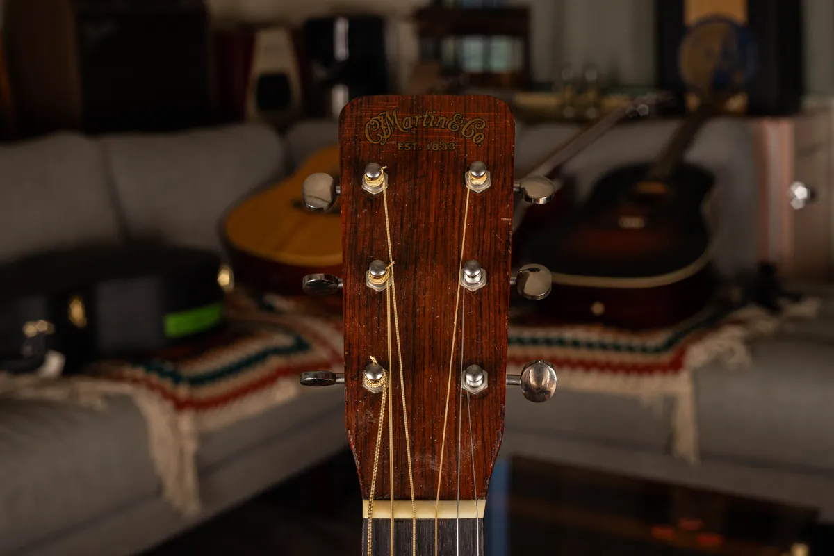 1961 Martin D-21 headstock face and tuners