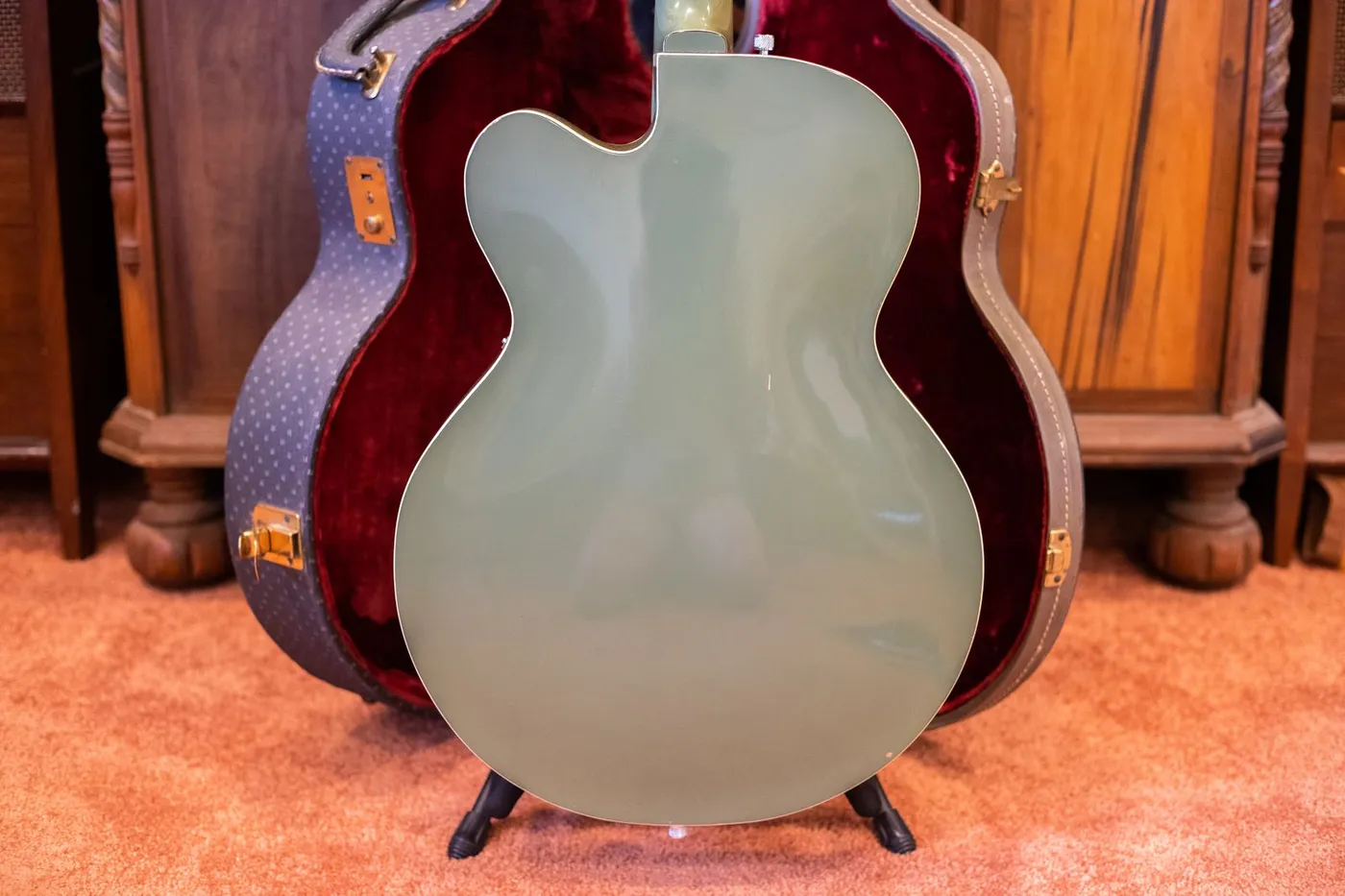 1959 Gretsch 6118 Double Anniversary showing darker green back