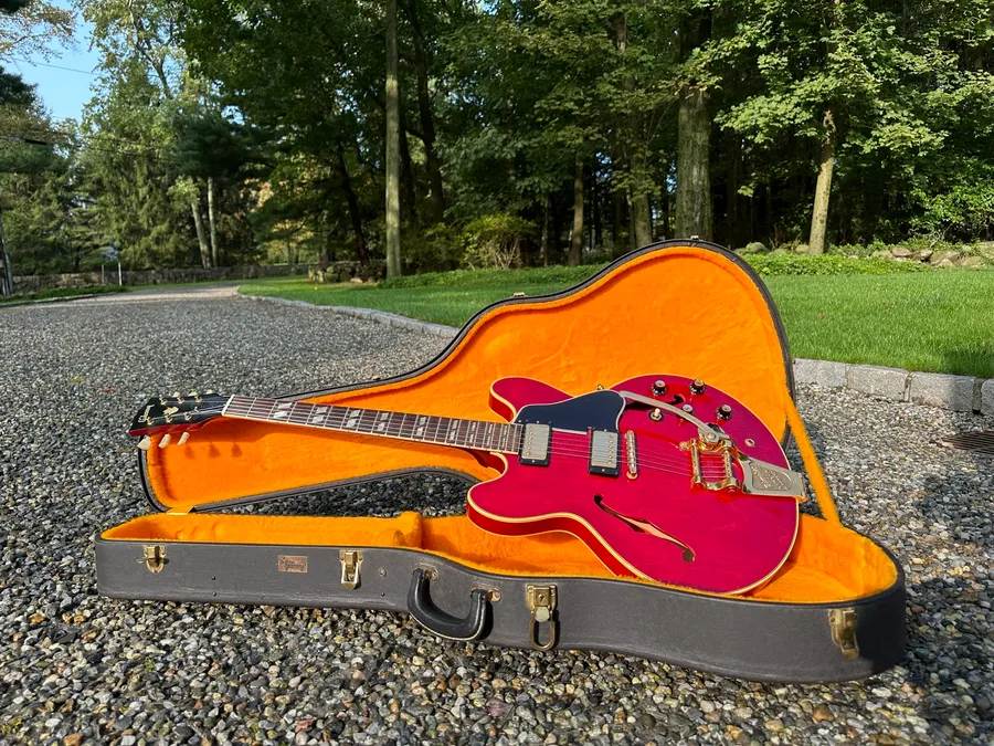 The near mint 1966 Gibson ES-345 in its case
