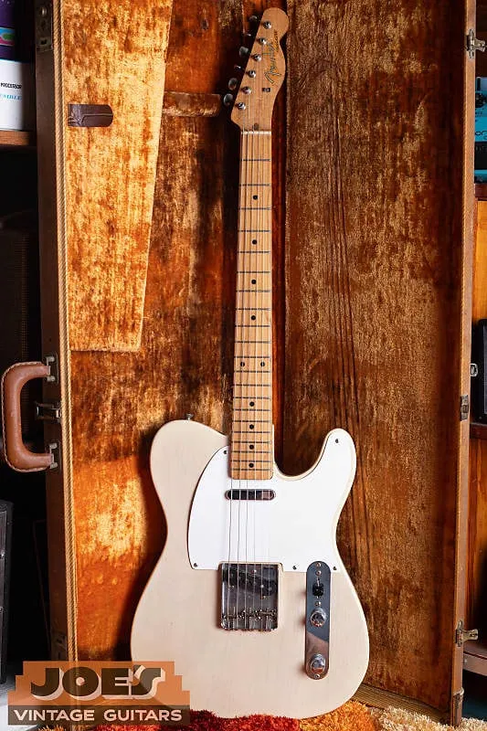Vintage 1959 Fender Telecaster shown full length in its case