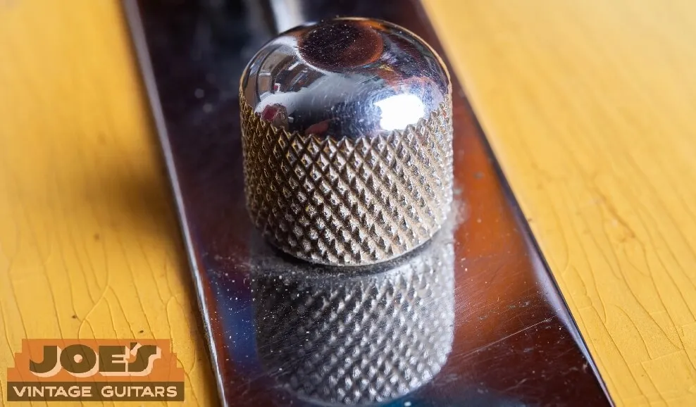 Pre-1956 Fender Telecaster round top control knob with coarse knurling