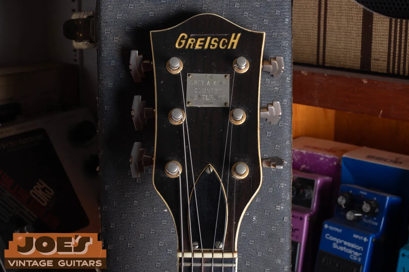 Gretsch Country Gentleman, Archived As 1959 showing nameplate reading 35114