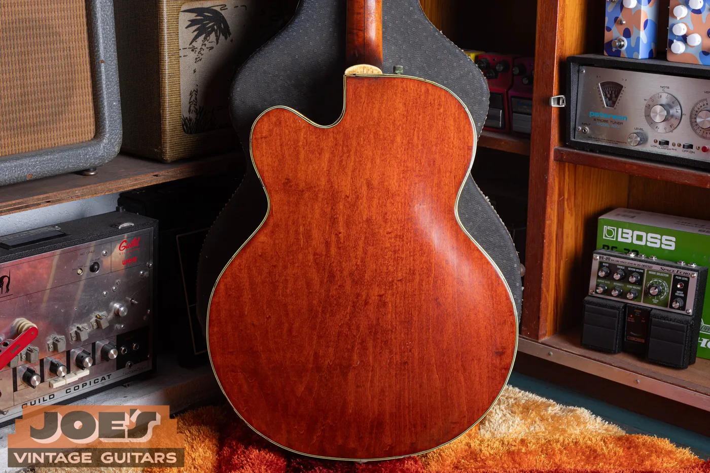 Gretsch Country Gentleman, Archived As 1959 showing walnut body back