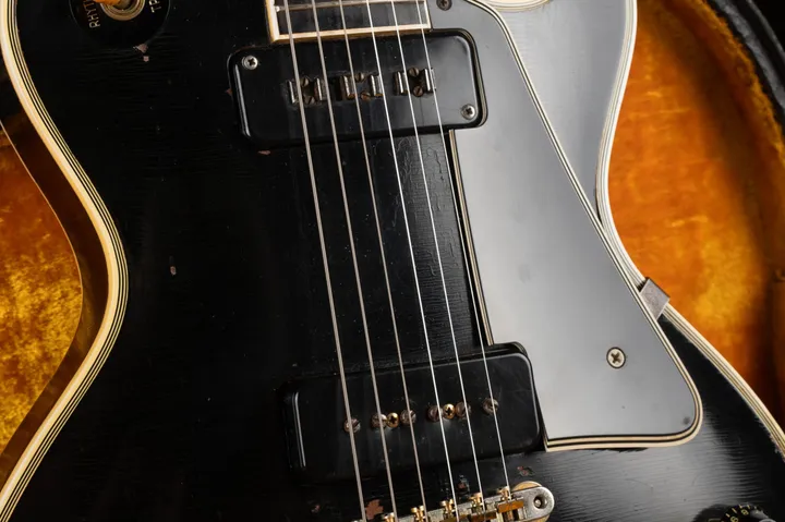 Early Les Paul Custom with an Alnico V staple neck pickup and P-90 bridge pickup