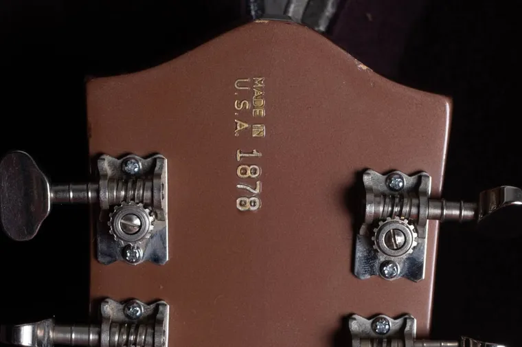 Vintage Gretsch interior label with serial number
