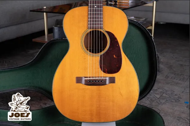Vintage Martin 0-size acoustic guitar