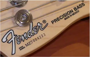MZ prefix serial on Mexican Fender Precision Bass