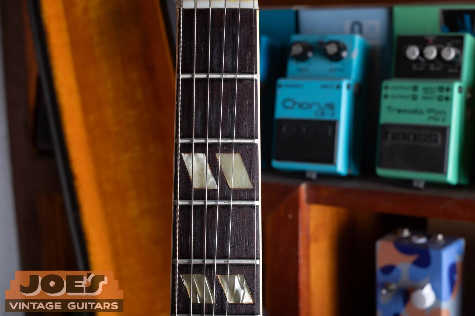Split-parallelogram inlays on a 1963 Gibson ES-345