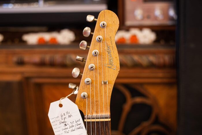 2014 Danocaster Single Cut Blonde - Image 6