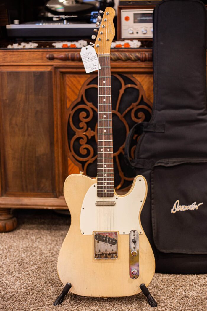 2014 Danocaster Single Cut Blonde - Image 5