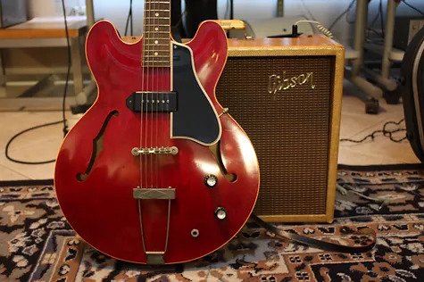 Vintage 1962 Gibson ES-330 Cherry Guitar