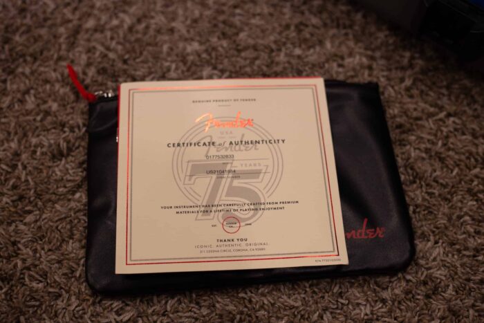 2021 Fender 75th Anniversary Commemorative Telecaster - Image 10