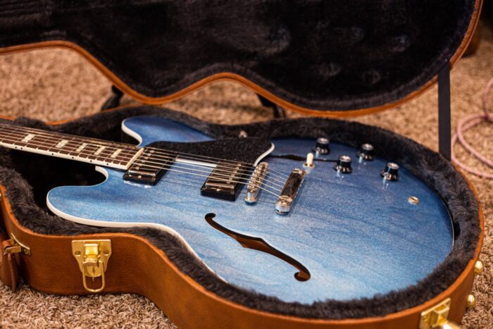 2018 Gibson ES-335 Ice Blue Metallic - Image 7