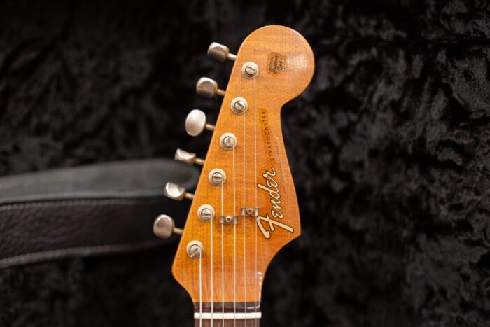 Fender Custom Shop Limited-Edition Double-Bound Stratocaster Journeyman Relic 2021 Aged Lake Placid Blue Used – Mint - Image 3