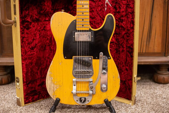 Fender Custom Shop Limited '50s Vibra Tele Heavy Relic 2019 Aged Butterscotch Blonde