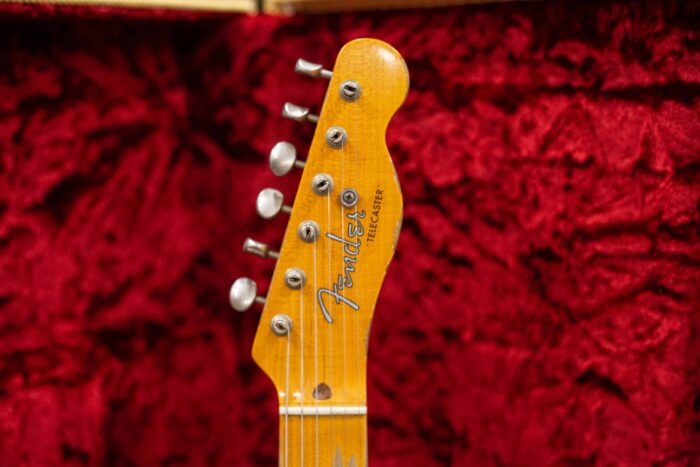 Fender Custom Shop Limited '50s Vibra Tele Heavy Relic 2019 Aged Butterscotch Blonde - Image 4