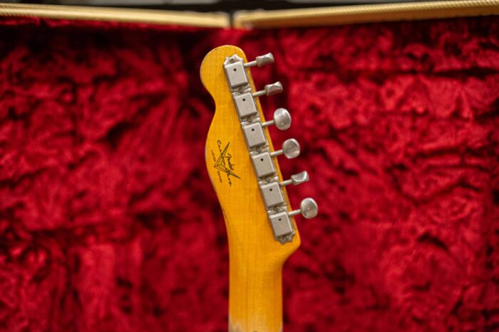 Fender Custom Shop Limited '50s Vibra Tele Heavy Relic 2019 Aged Butterscotch Blonde - Image 7