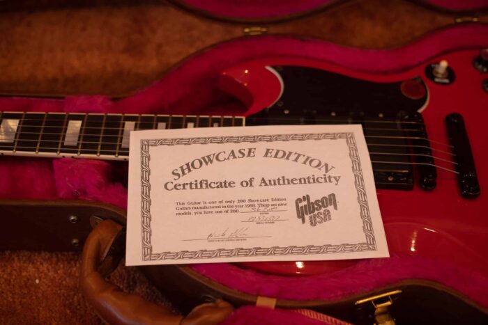 1988 Gibson SG Showcase Edition Ferrari Red - Image 10