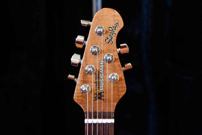 2020 Musicman Stingray Guitar Charcoal Sparkle - Image 8