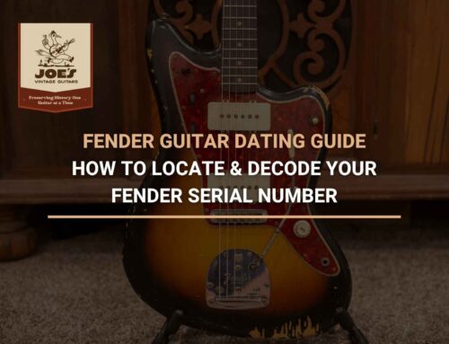 How To Read Fender Serial Numbers