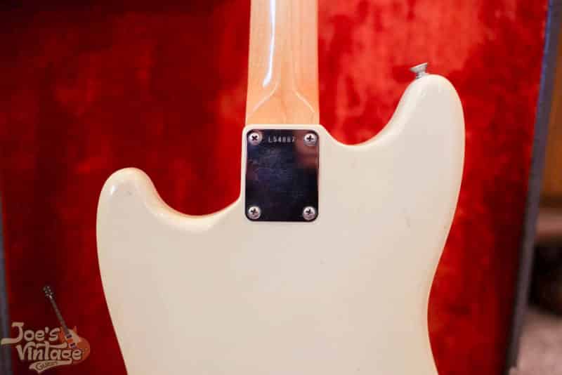 A Fender neck plate serial number that starts with an 