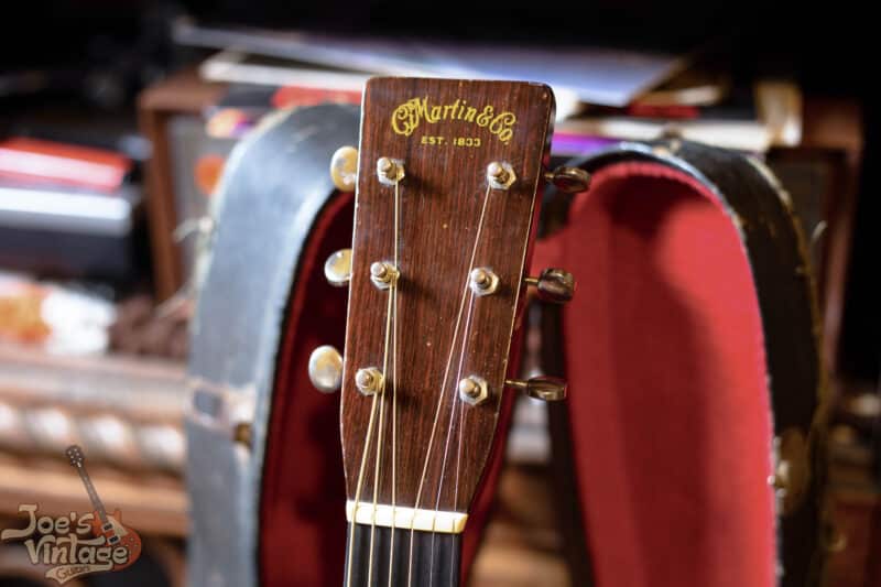 A 1946 Martin D-28 Headstock