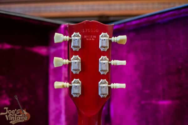 A Gibson serial number with 