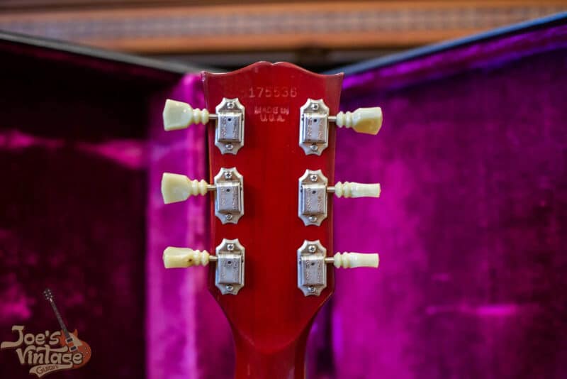 A Gibson serial number with 