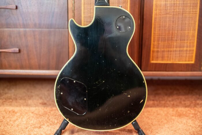 The back of the body of a 1969 Les Paul Custom