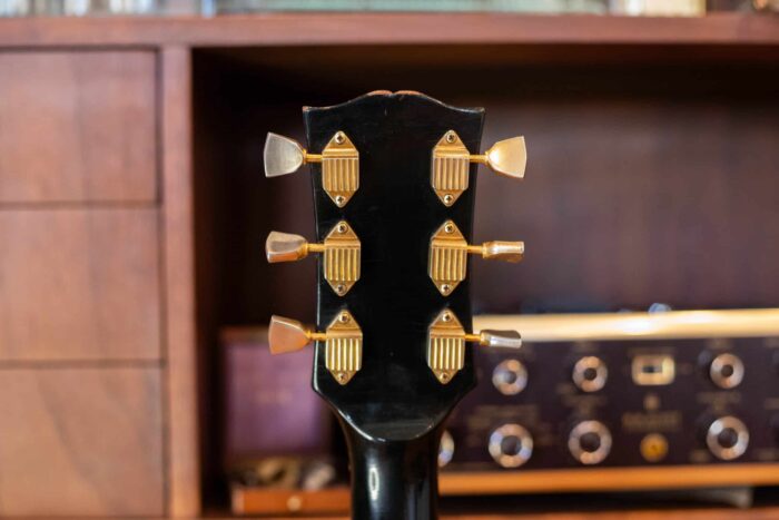 The back of the headstock on a 1969 Les Paul Custom