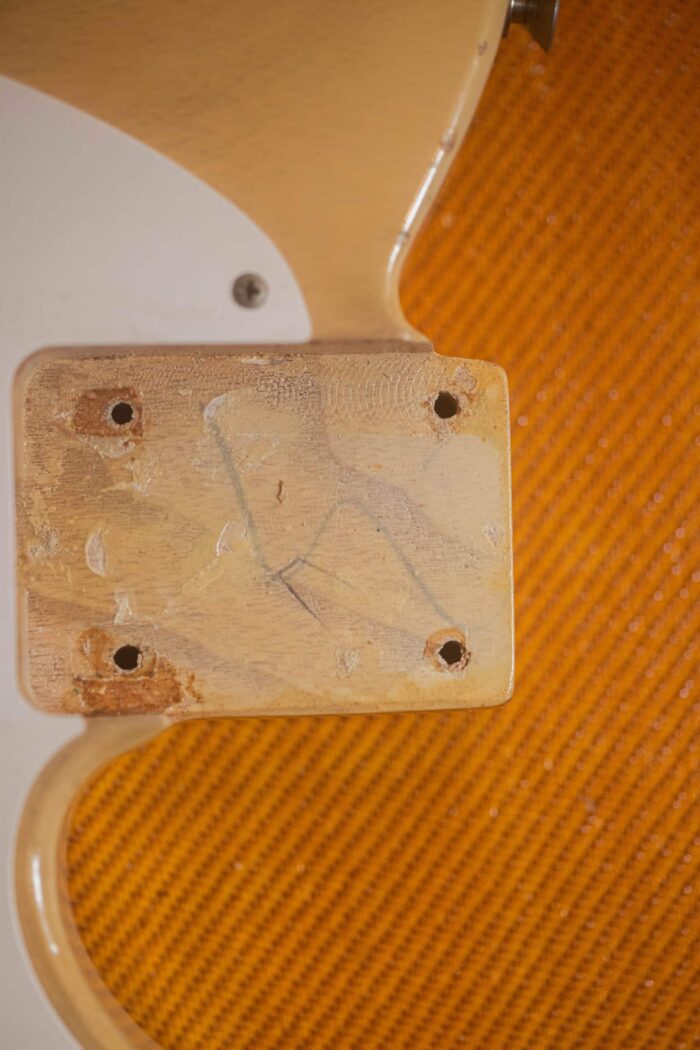 The 1956 Telecaster neck pocket