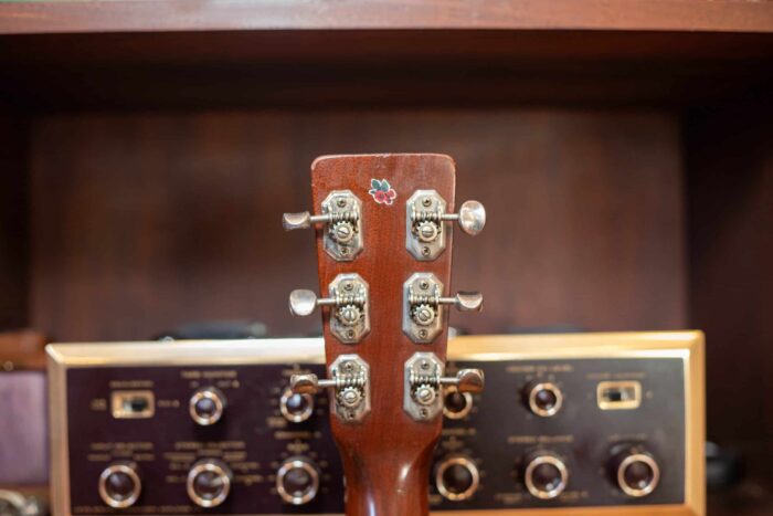 Back of headstock on a Martin 000-18