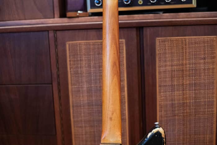 The back of the neck on a 1963 Fender Jaguar