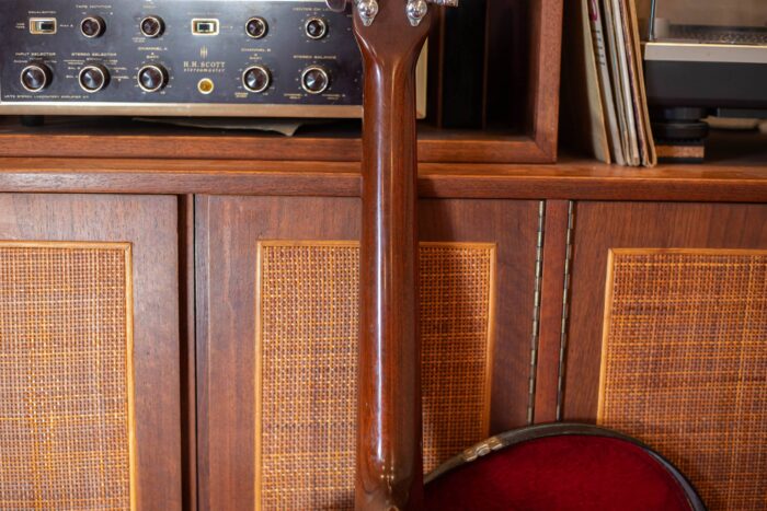 The back of the neck of a 1967 Martin D-18.