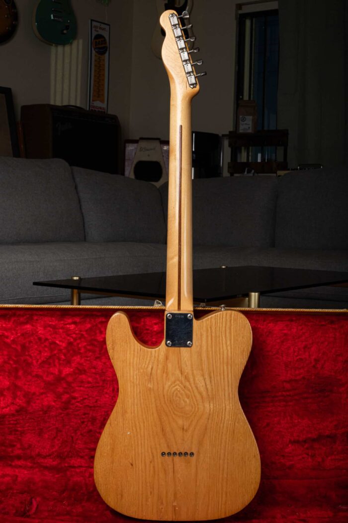 Full back shot of this vintage 1956 Fender Telecaster.