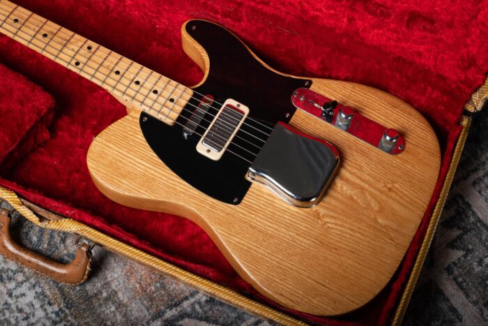 Body shot in case of this vintage 1956 Fender Telecaster.