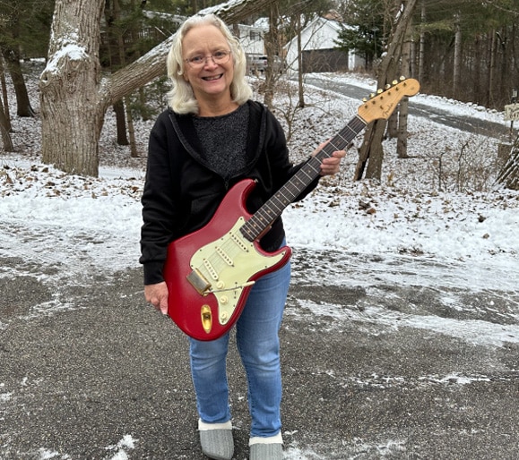 happy Vintage Fender Stratocaster customer