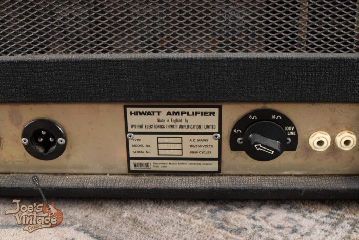 Hiwatt DR103 Custom 100 1971 - Image 4