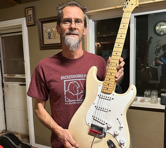 customer who recently sold a 1956 Fender Stratocaster