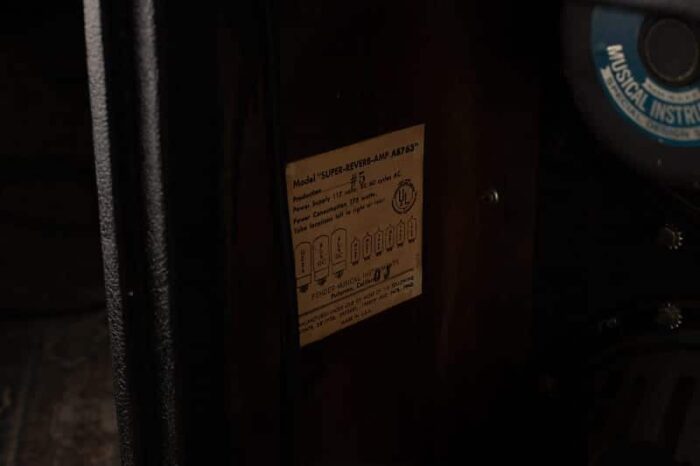 Fender Blackface Super Reverb 1965 - Image 3